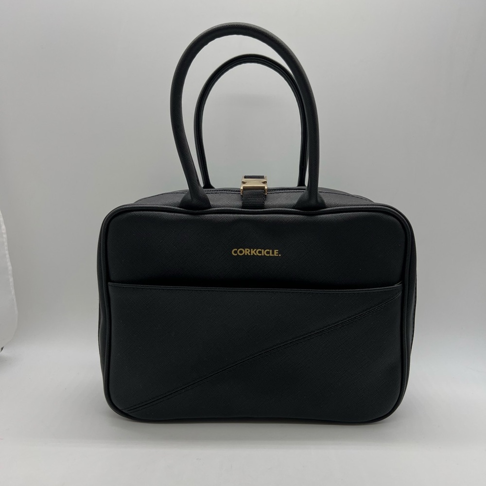 Corkcicle Unisex Black Zip around Lunch Bag